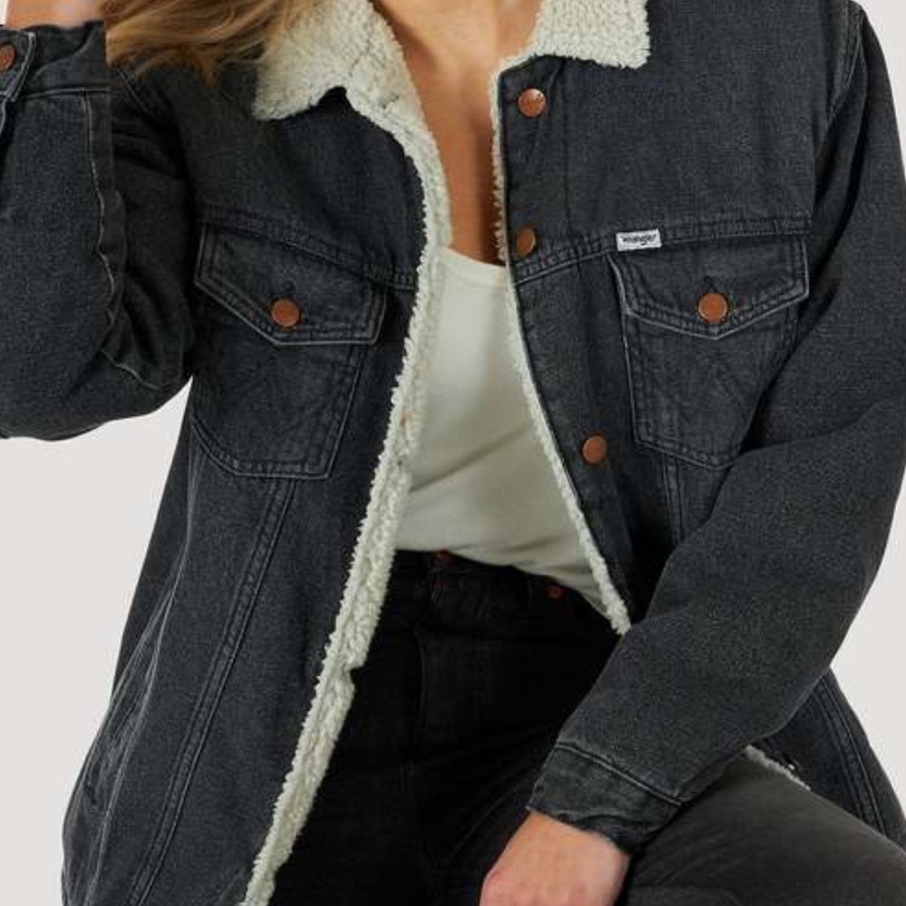 Wrangler indigood DENIM DYE Sherpa Jacket